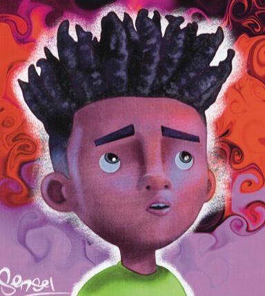 Illustration of Mateo from the Adventures of Paddington.
